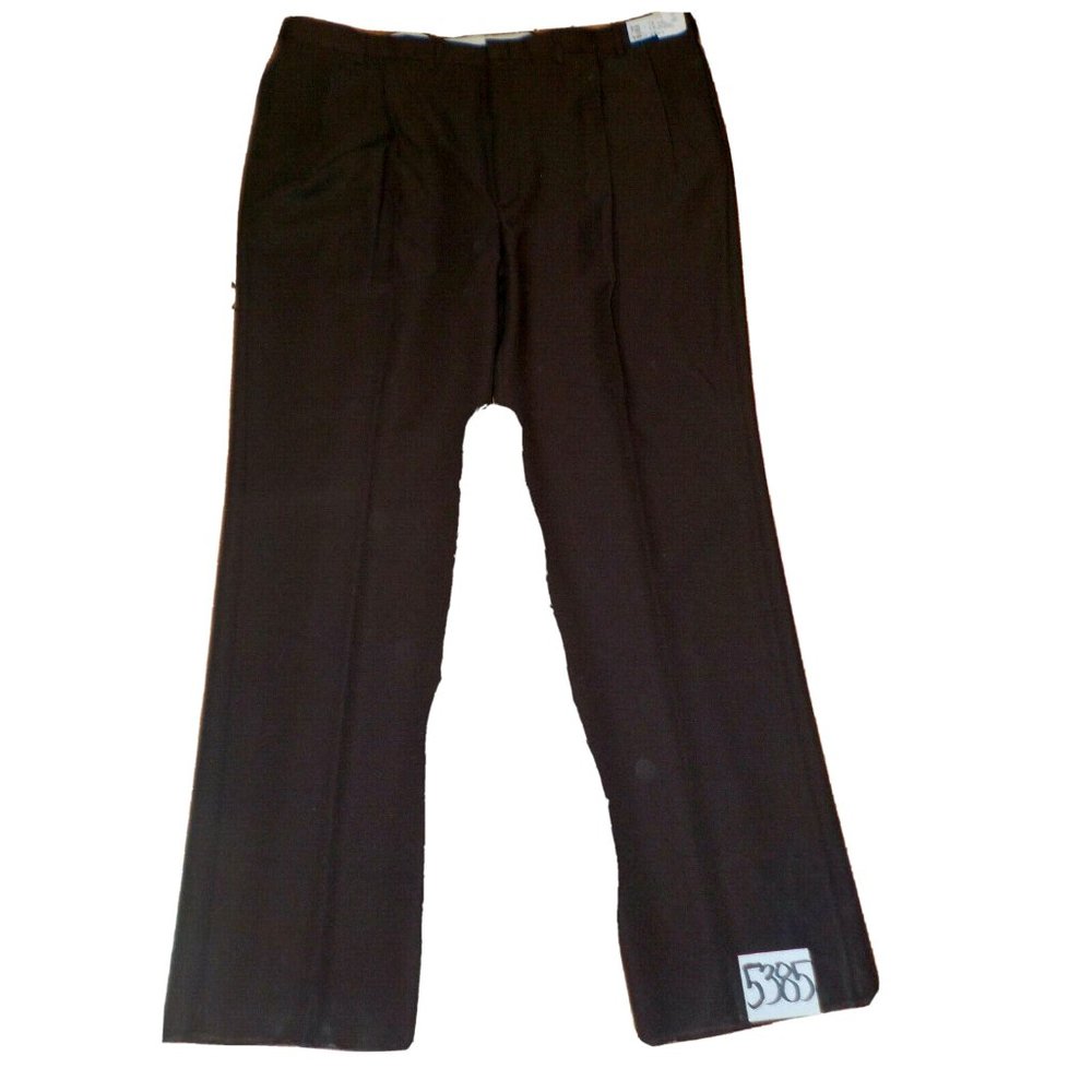 NWT Vintage Towncraft JC Penney Dress Pants Pleated Brown Big & Tall Mens